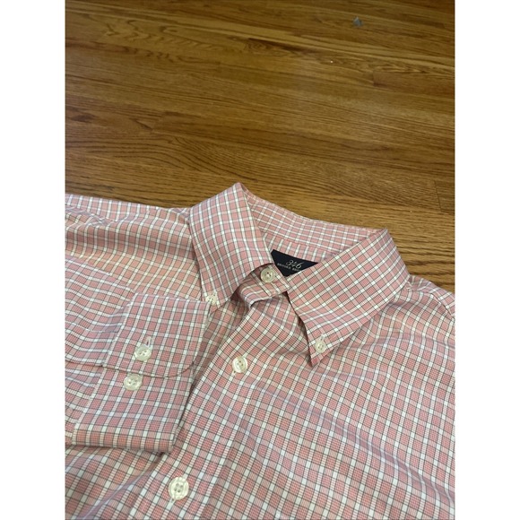 Brooks Brothers Other - Brooks Brothers 346 Men's Button Up Shirt Non-Iron Red Plaid Size Large